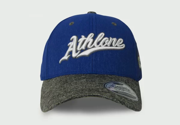 Homegrown Athlone 6 panel adjustable cap front view two tone.