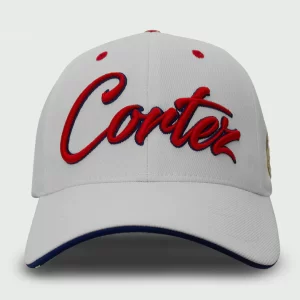 Homegrown Cortez 6 panel adjustable cap front white.