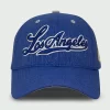 Homegrown Los Angeles 6 panel adjustable cap front view, Royal Blue.