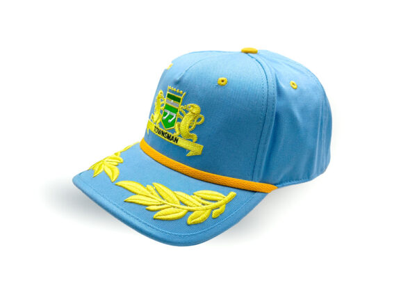 townsman retro vintage sky blue cap - side